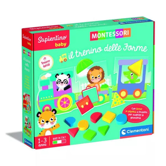 Montessori baby il trenino delle forme