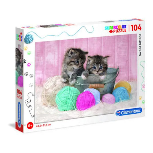 Puzzle 104 pezzi - Sweet Kittens