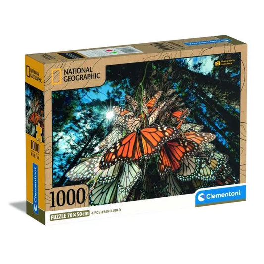 Puzzle 1000pz farfalla monarca