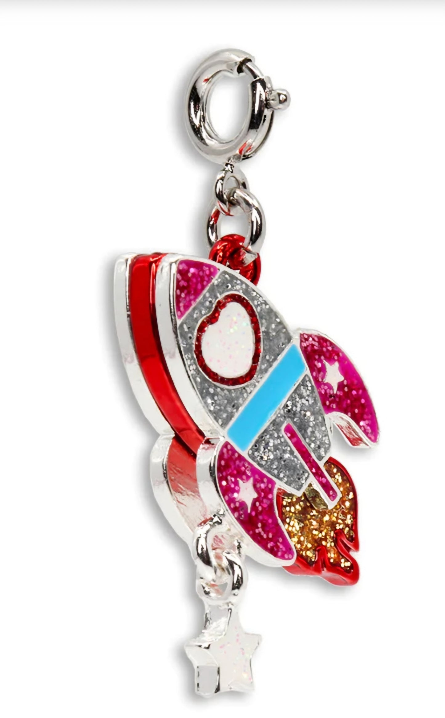 Charm razzo glitterato