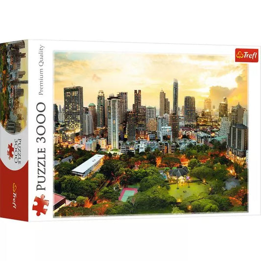 Puzzle 3000 pezzi - Sunset in Bangkok