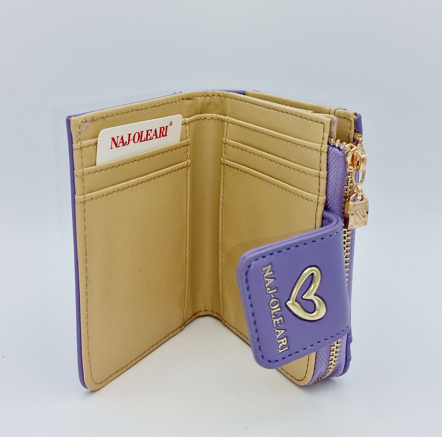 Portafoglio mini Naj-Oleari cuori
