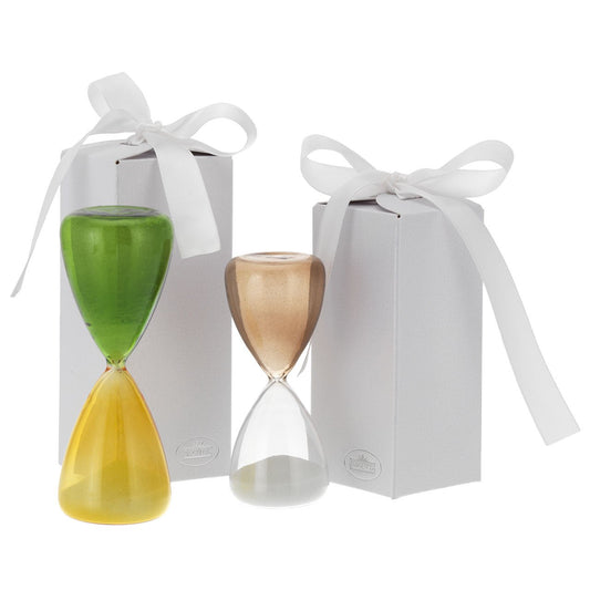 Clessidra in vetro colorato 10cm