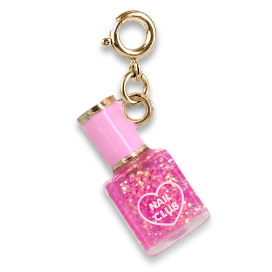Charm smalto glitter oro
