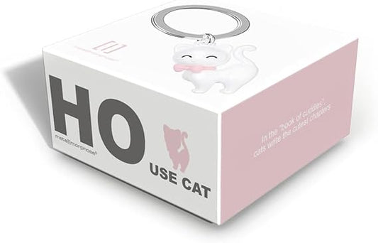 Metalmorphose Portachiavi gattino bianco