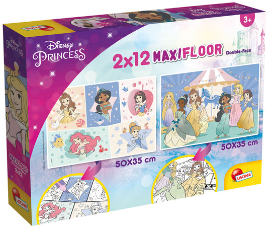 Puzzle 2x12 puzzle maxi - Princess