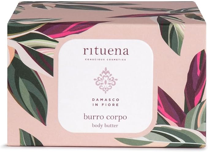 Burro corpo Damasco in fiore
