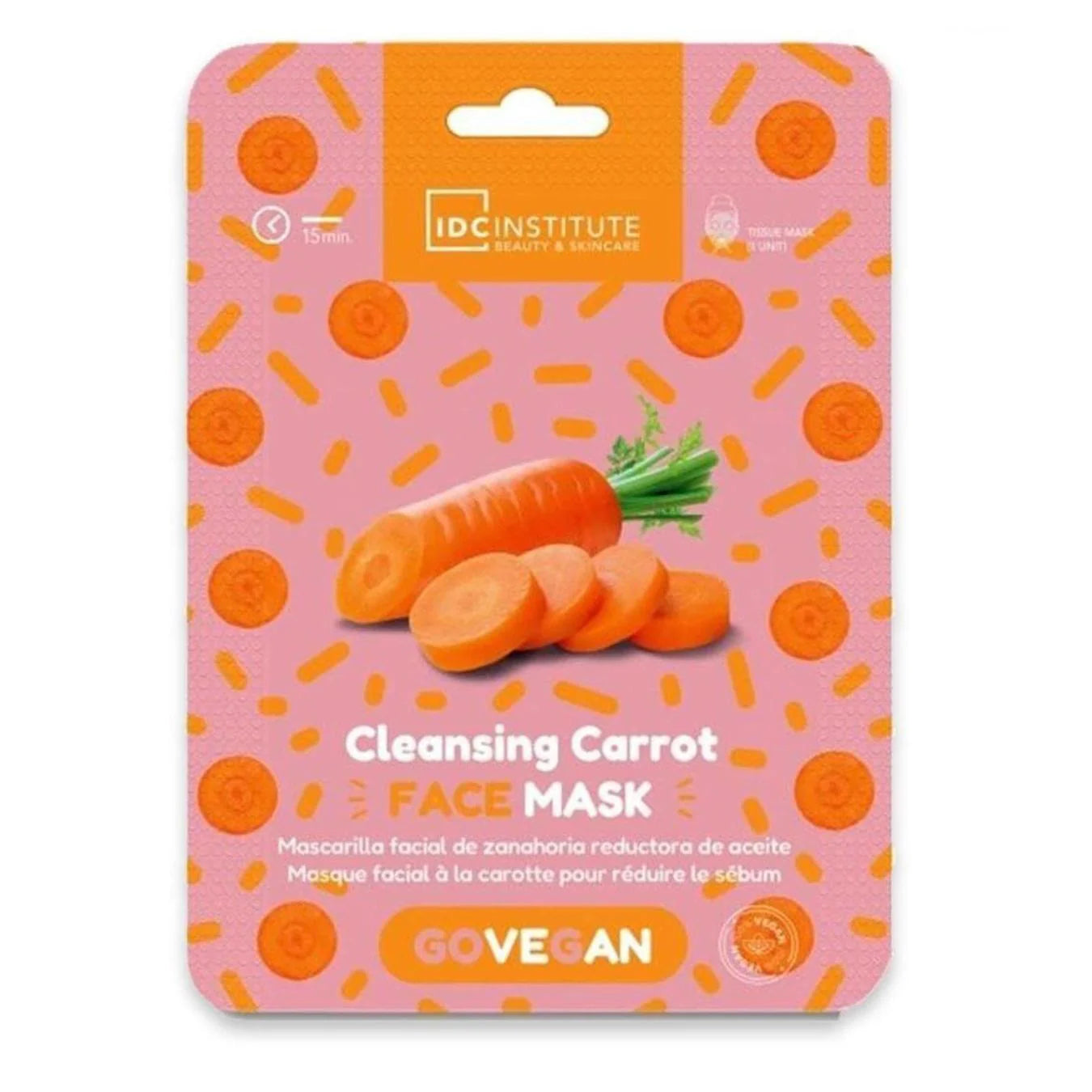 Maschera viso carota