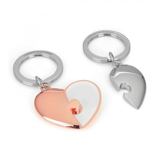 Metalmorphose Portachiavi Doppio cuore