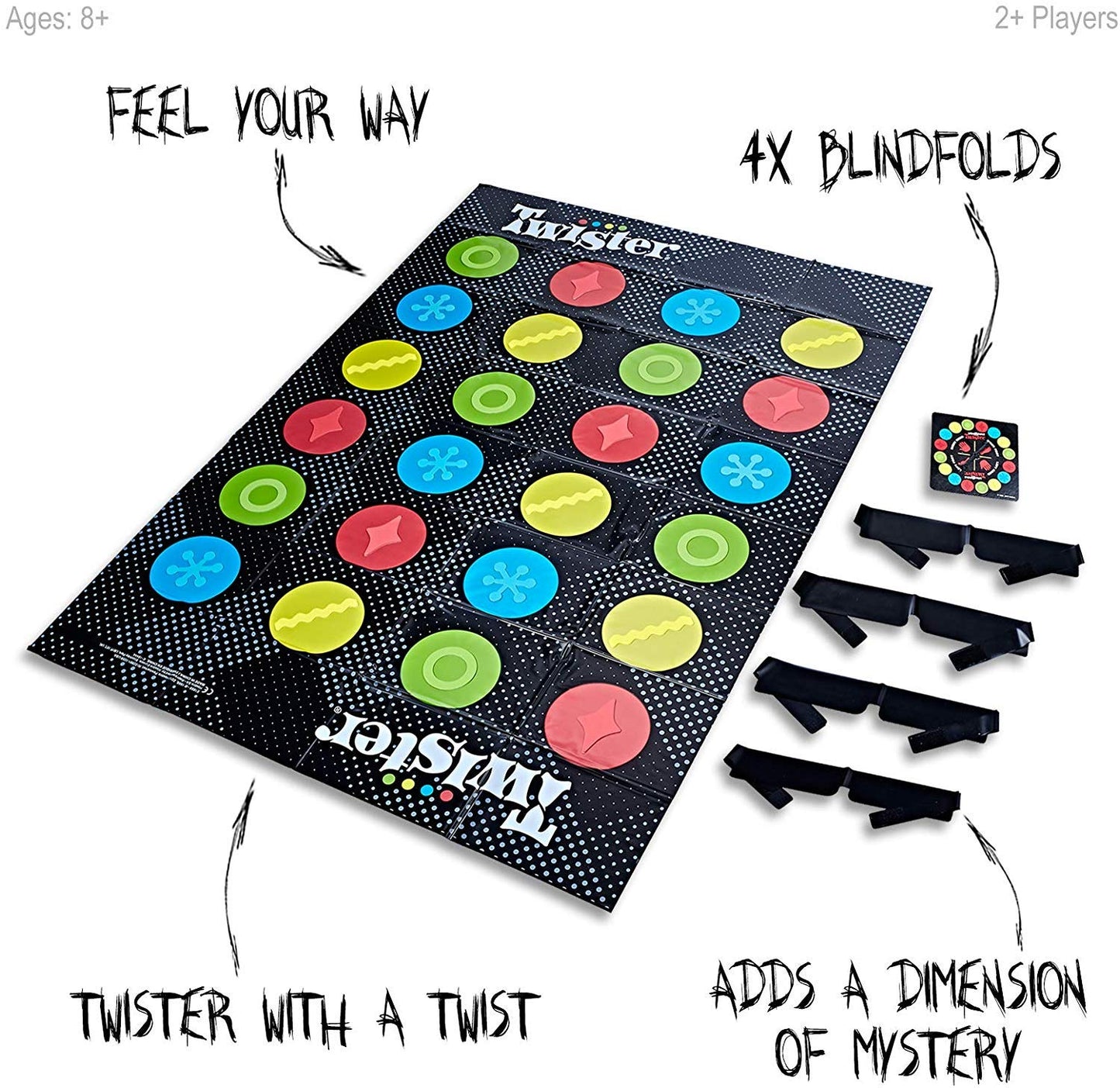 Blindfolded twister game