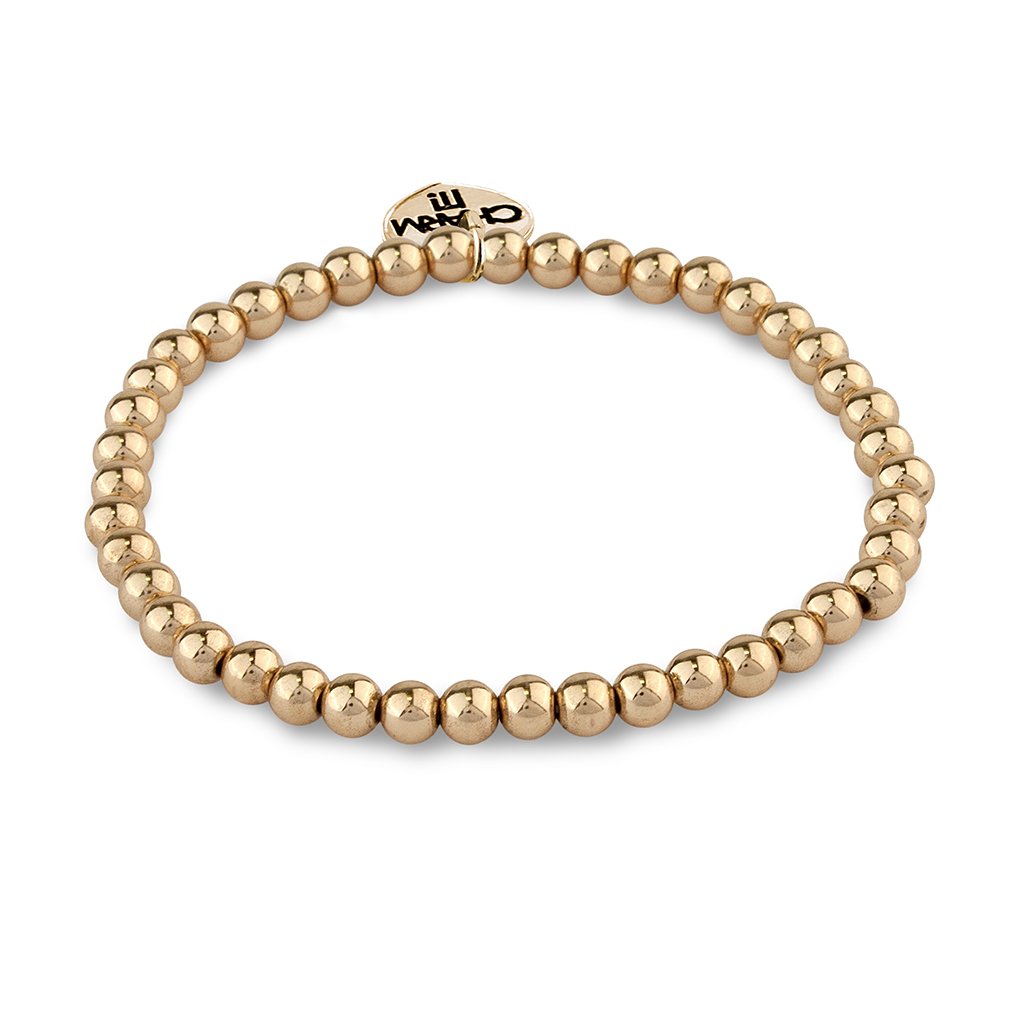 Bracciale elasticizzato oro