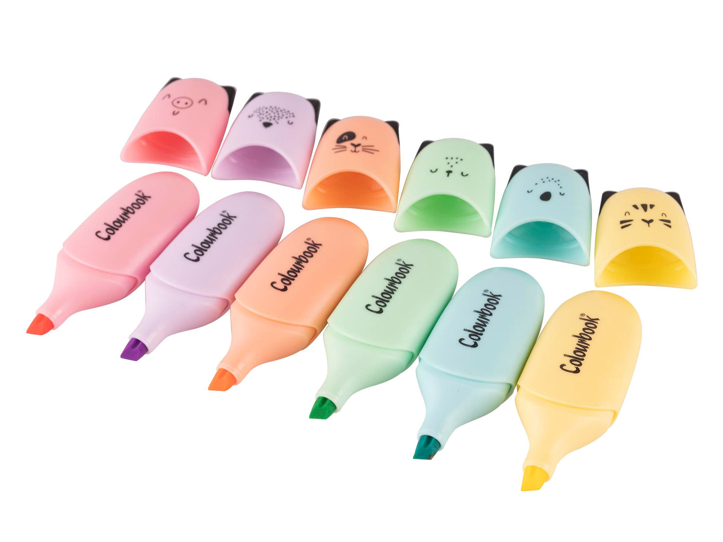 Set 6 mini evidenziatori wild e cute