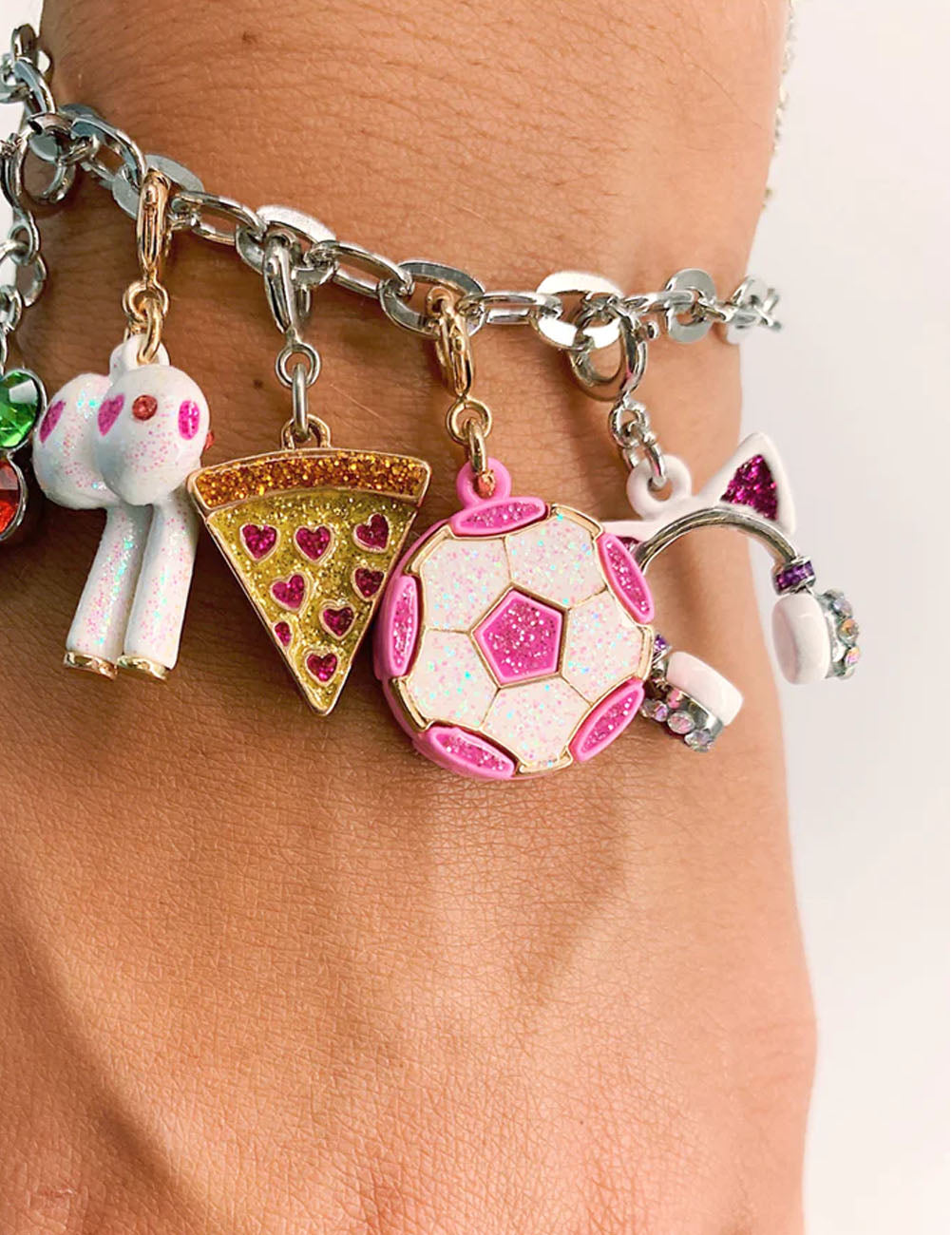 Charm cuffie kitty ears