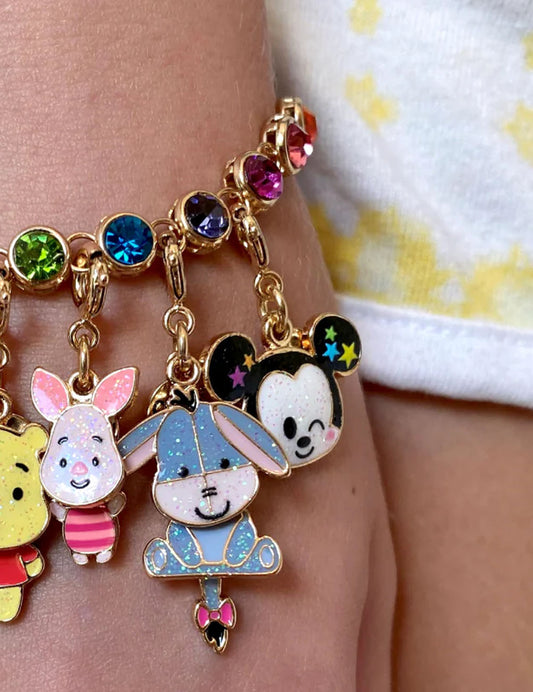 Charm Mickey mouse glitter dorato