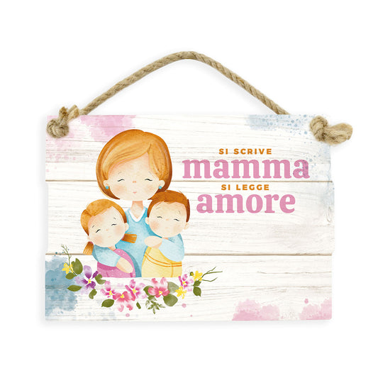 TARGA WATERCOLOR - MAMMA AMORE