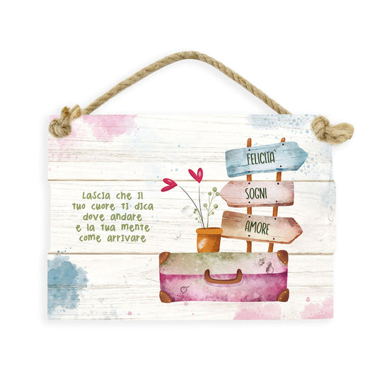 TARGA WATERCOLOR - CUORE MENTE