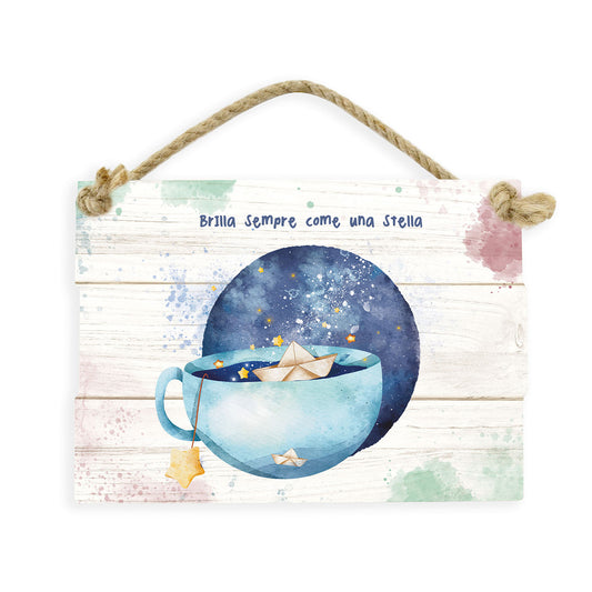 TARGA WATERCOLOR - BRILLA SEMPRE