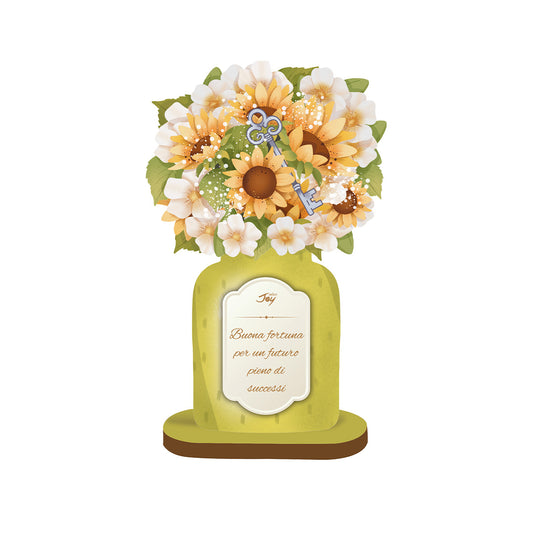 MINI FLOWER BOUQUET - BUONA FORTUNA PER