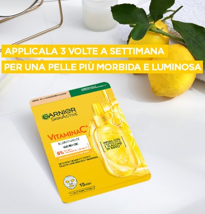 Garnier Maschera Viso con Vitamina C