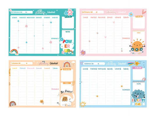 Planner settimanale Good Vibes