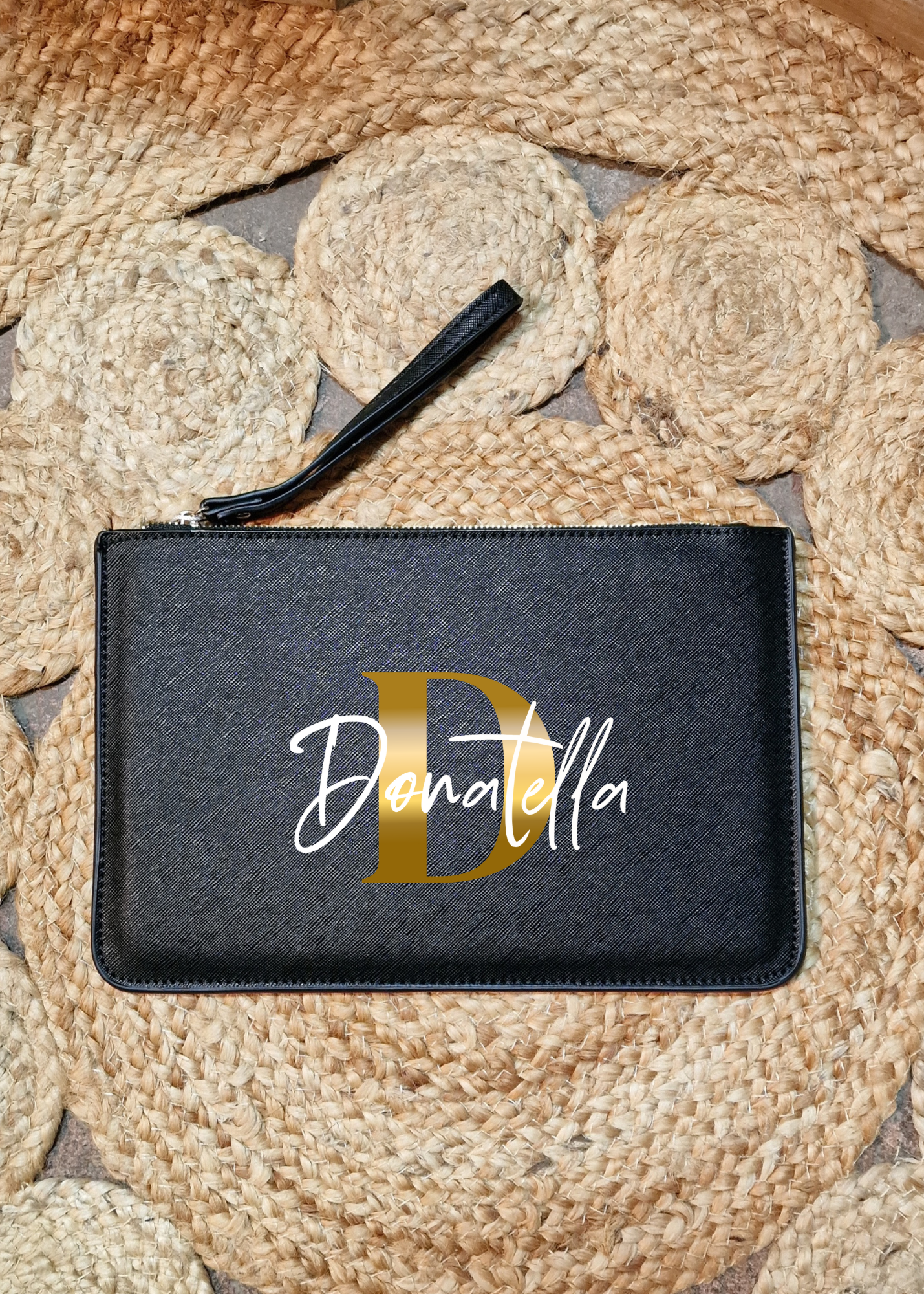 Pochette saffiano personalizzata