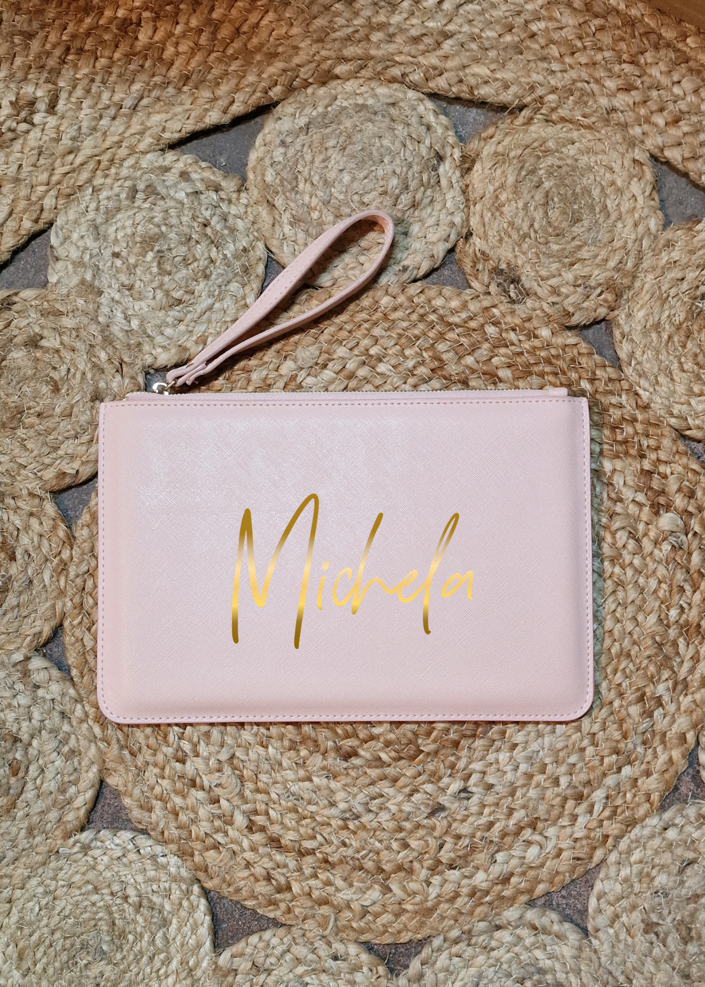 Pochette saffiano personalizzata