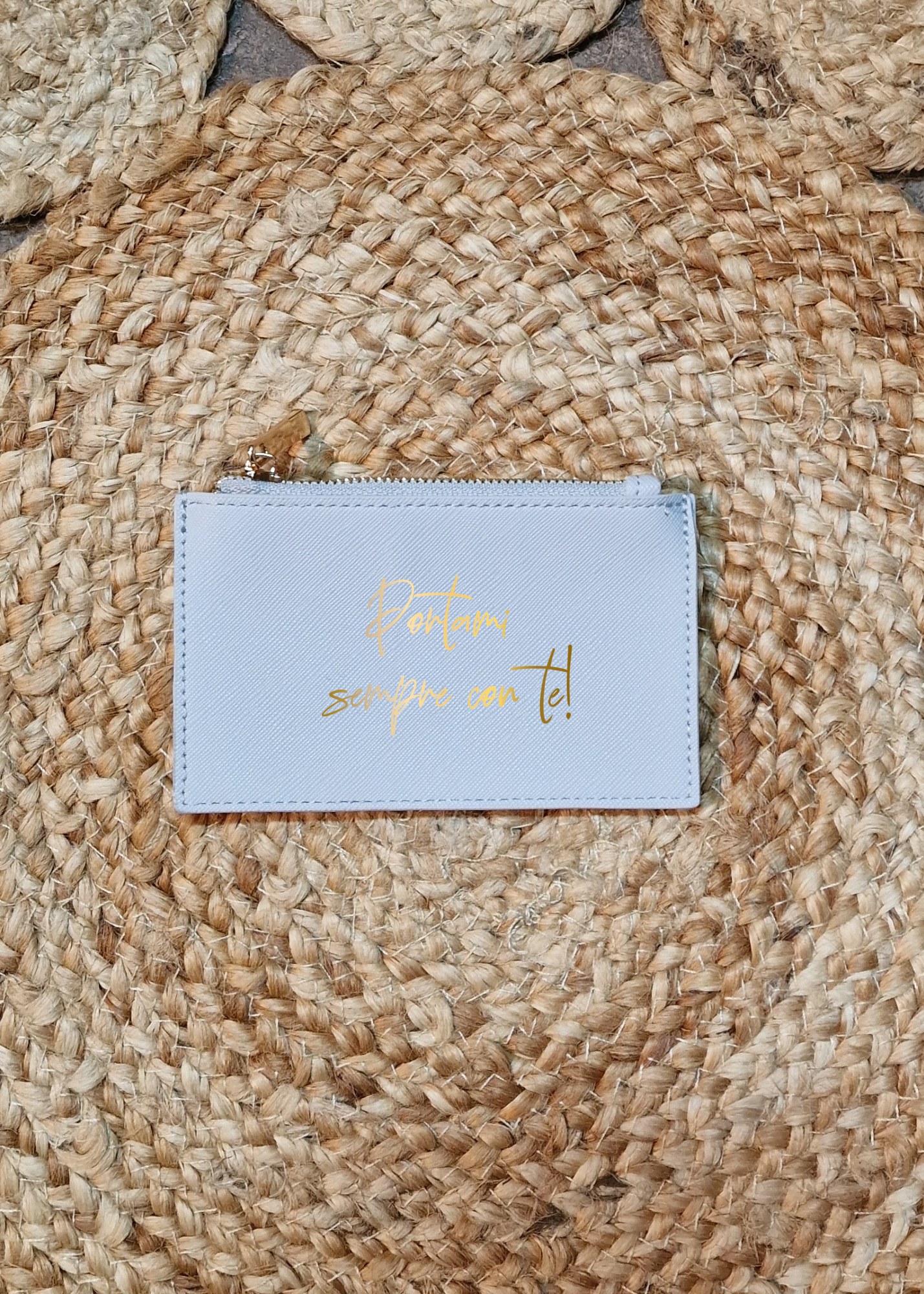 Porta carte saffiano personalizzato