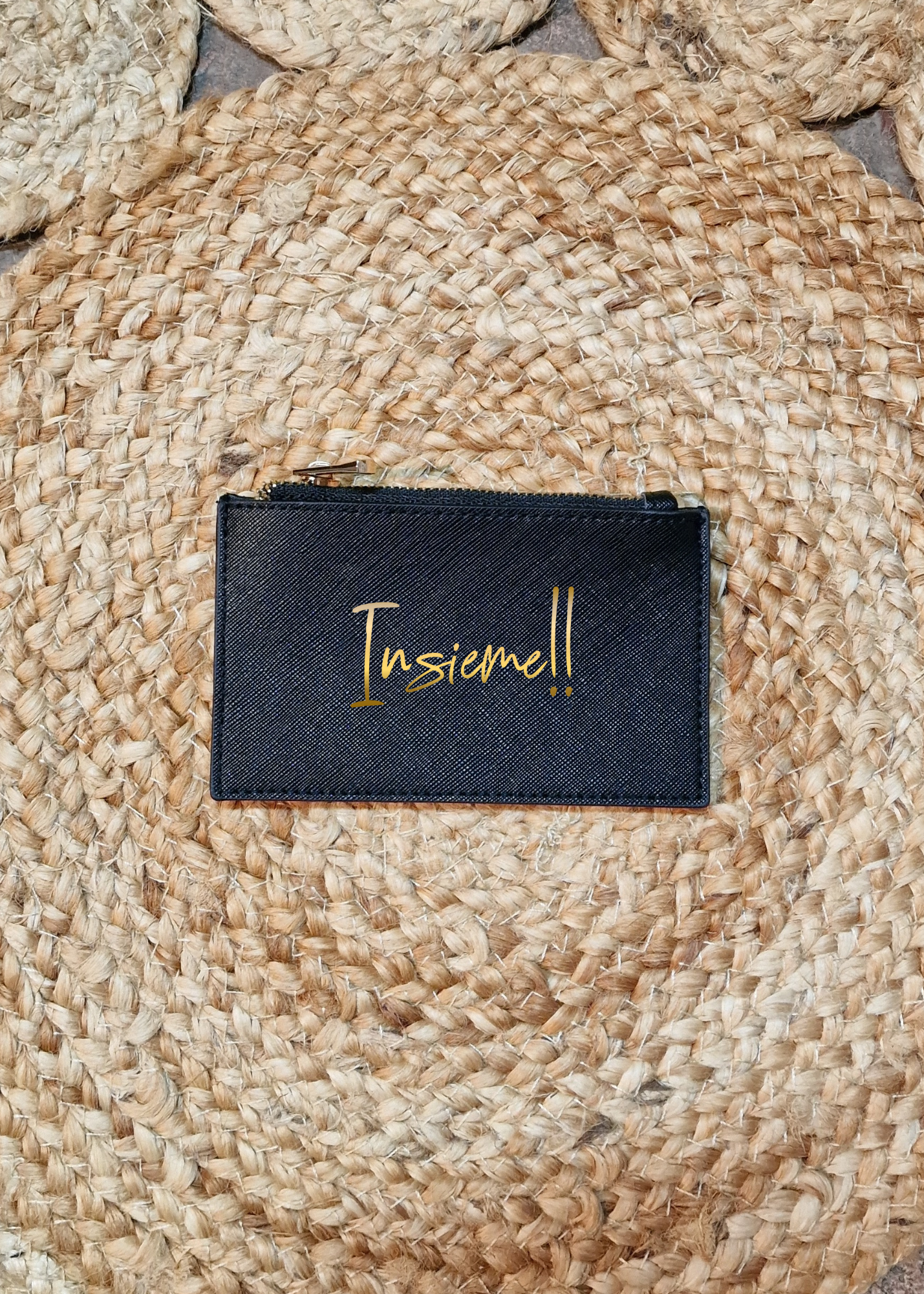 Porta carte saffiano personalizzato