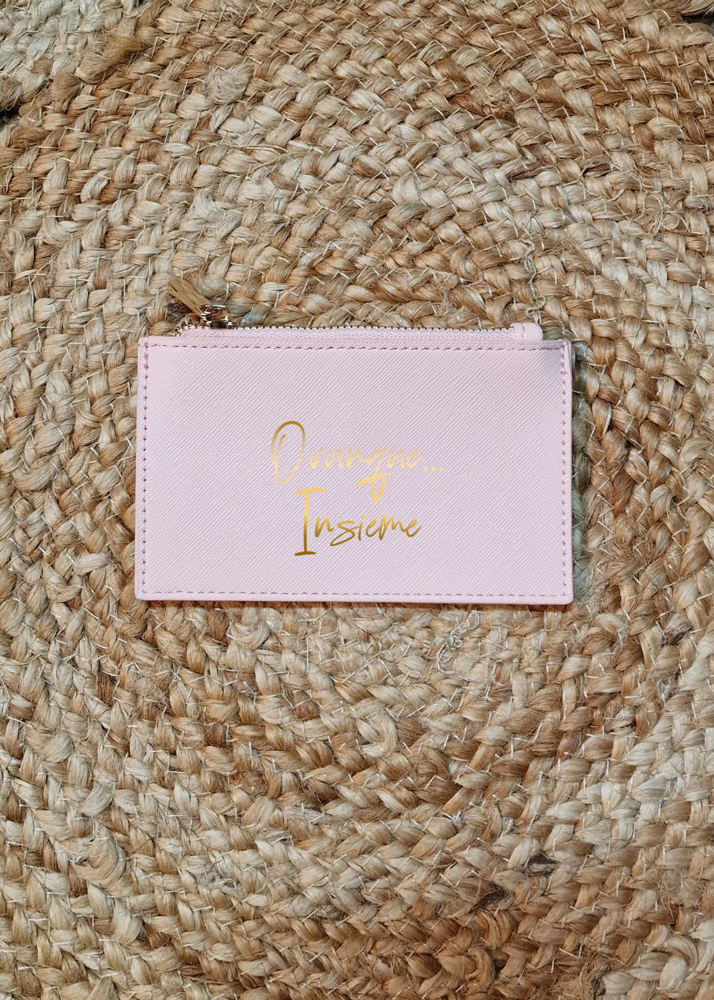 Porta carte saffiano personalizzato