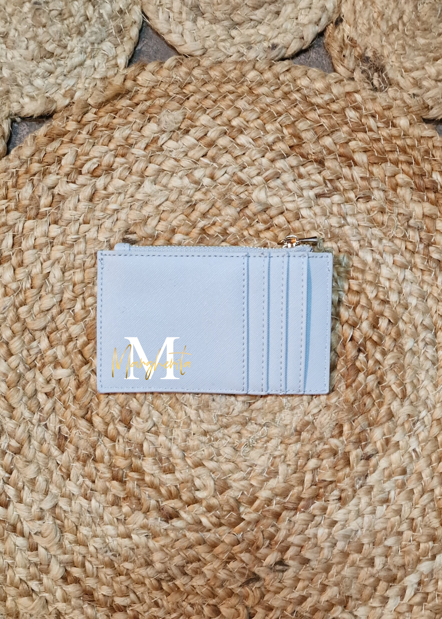 Porta carte saffiano personalizzato