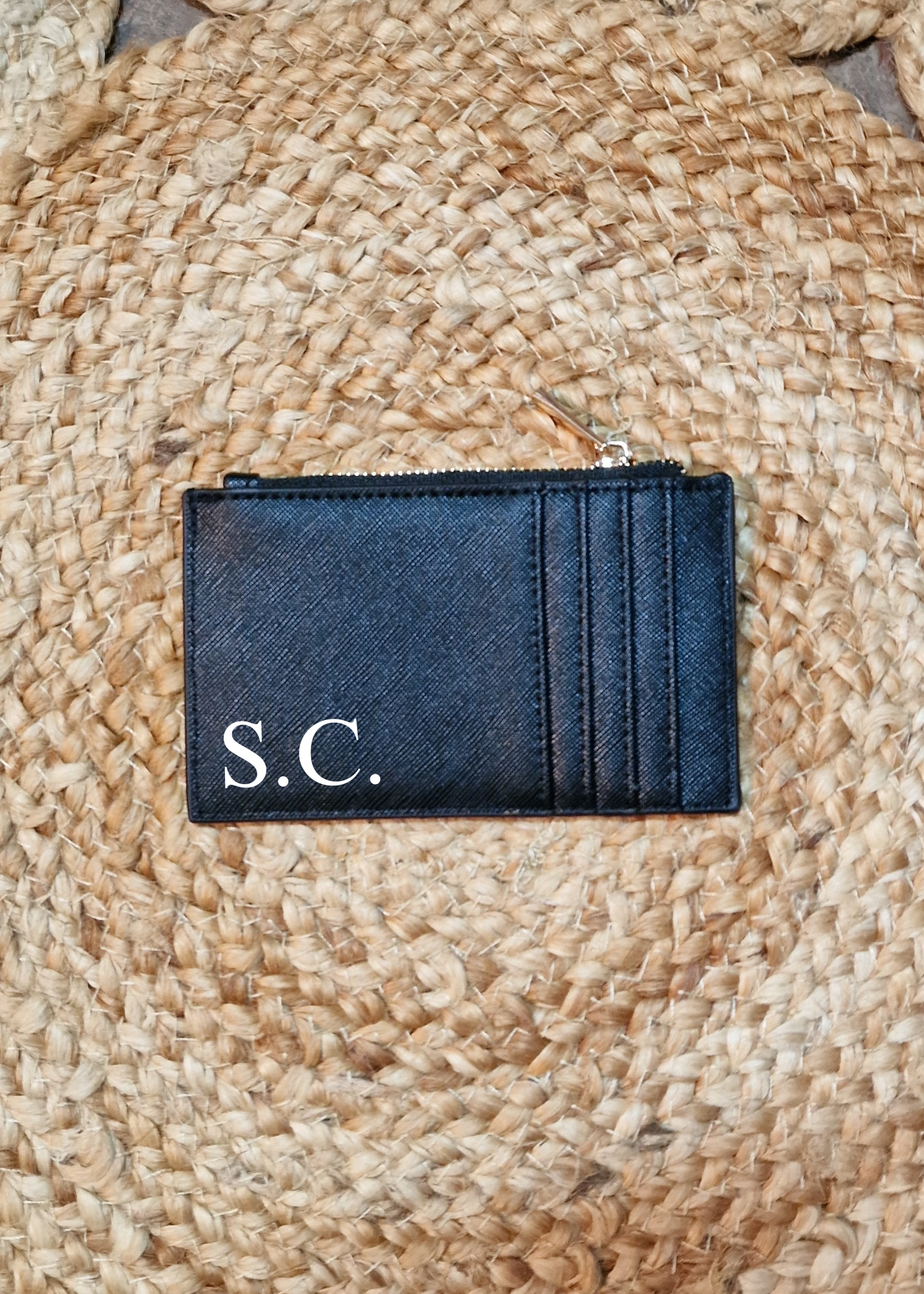 Porta carte saffiano personalizzato
