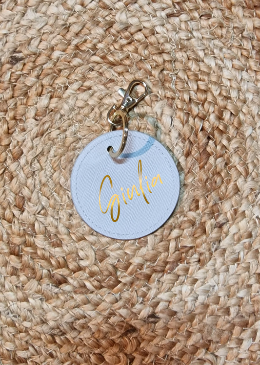 Portachiavi tondo personalizzato