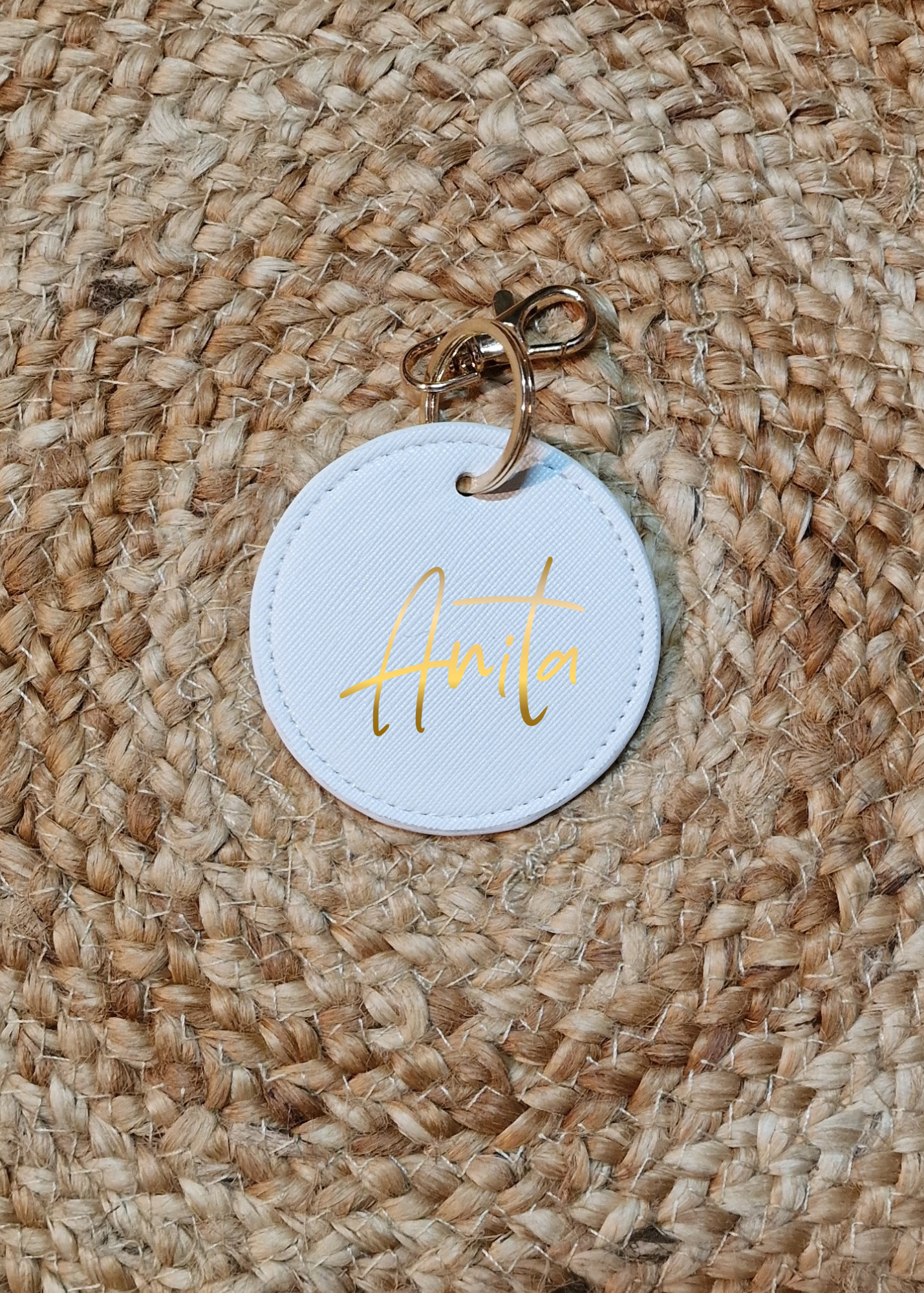 Portachiavi tondo personalizzato
