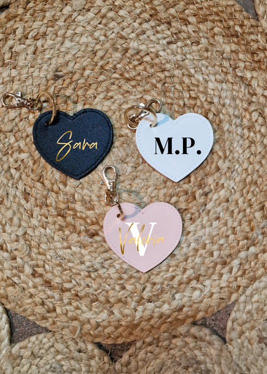 Portachiavi a cuore personalizzato