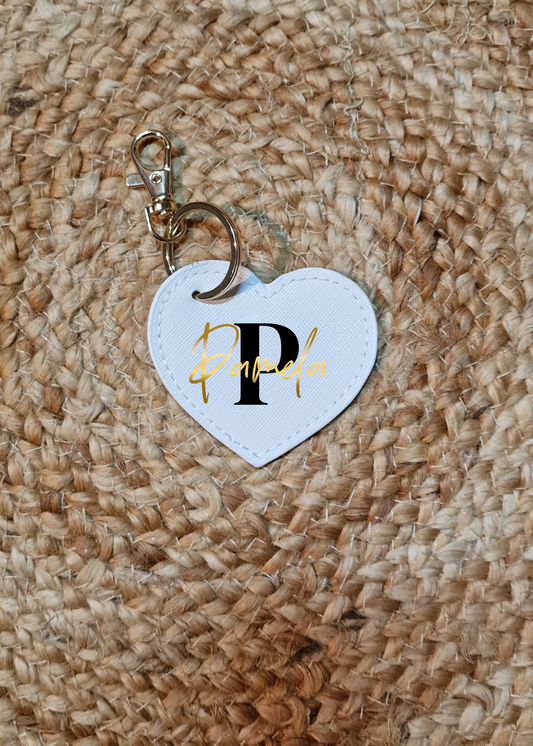 Portachiavi a cuore personalizzato