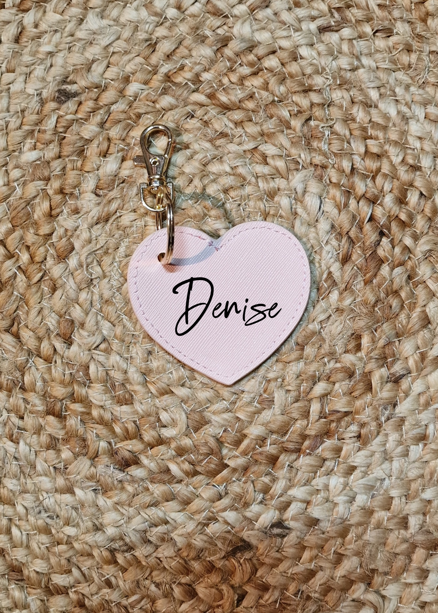 Portachiavi a cuore personalizzato