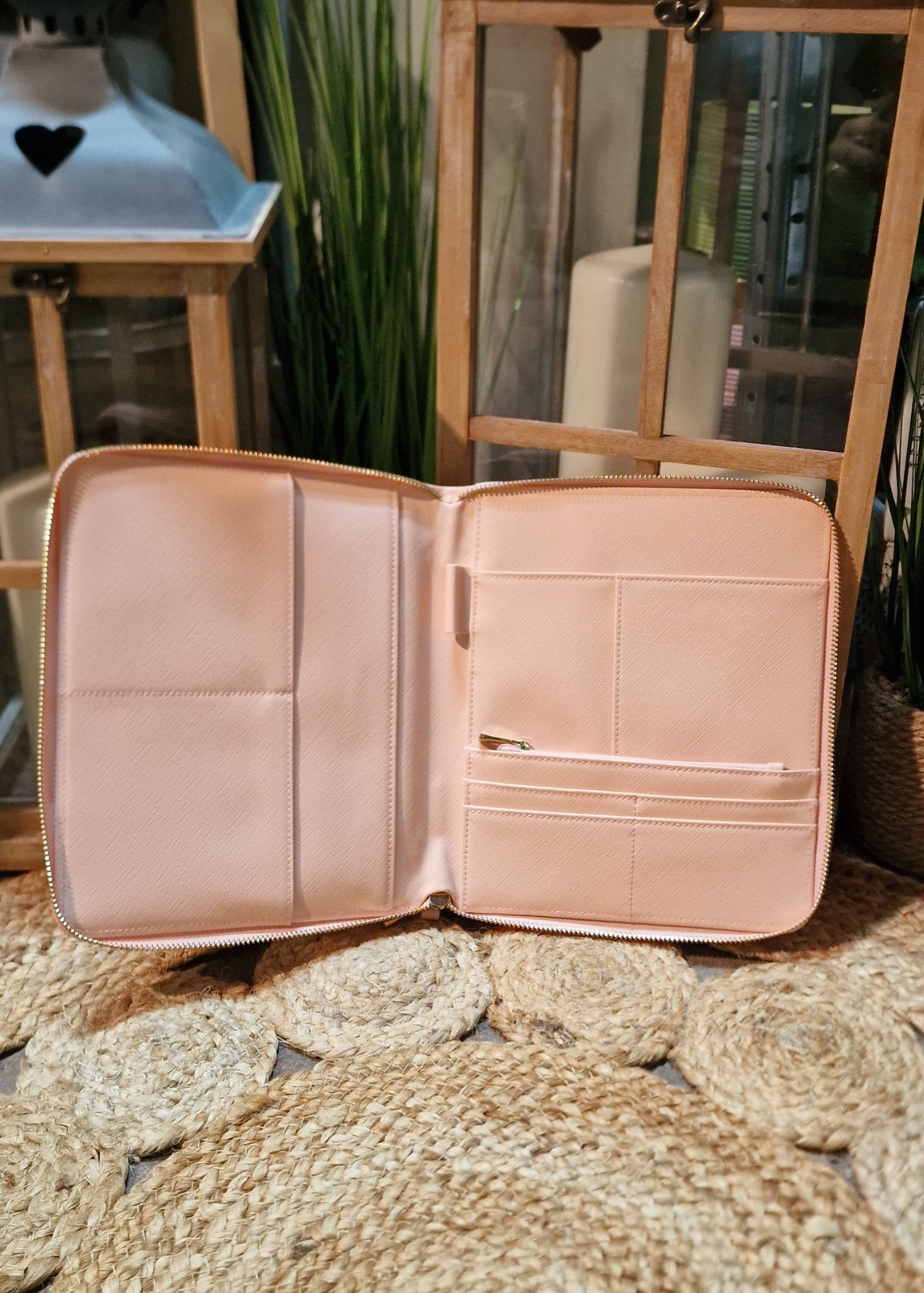 Porta documenti saffiano personalizzato