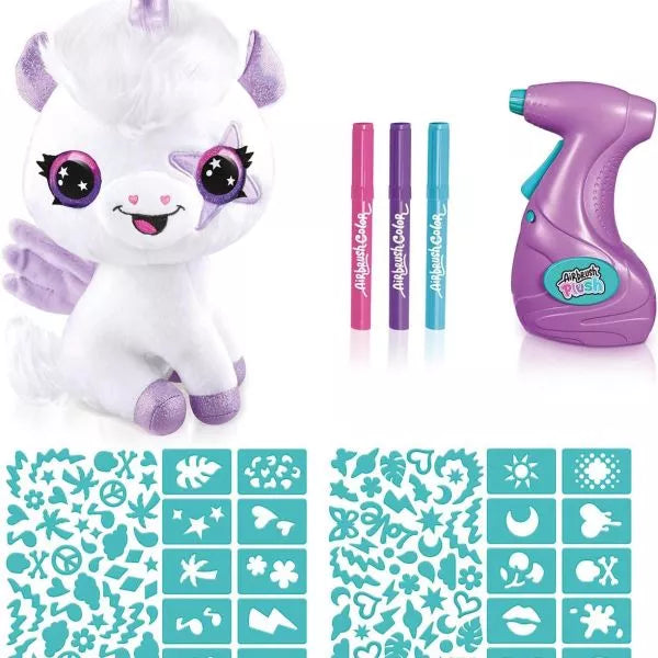 Airbrush plush magic unicorni