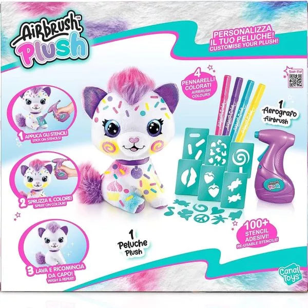 Airbrush plush gattino