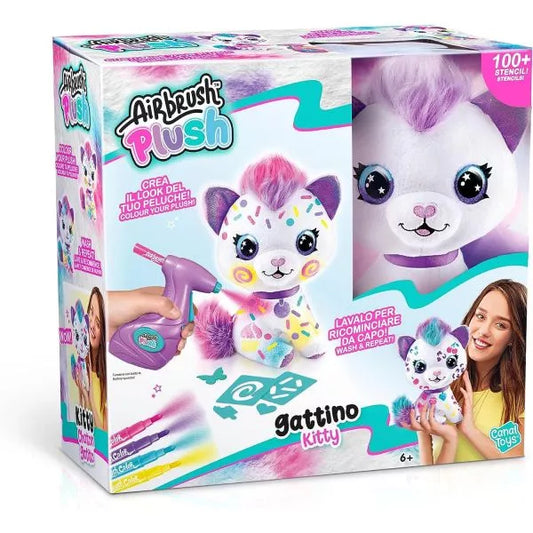 Airbrush plush gattino