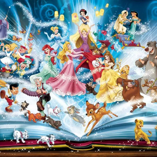 Puzzle 1500 pezzi - Il magico libro delle fiabe Disney