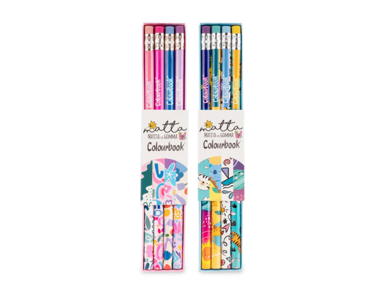 Set 4 matite con gomma - Matta