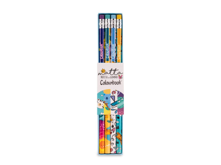 Set 4 matite con gomma - Matta