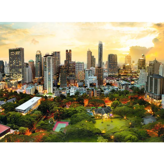 Puzzle 3000 pezzi - Sunset in Bangkok