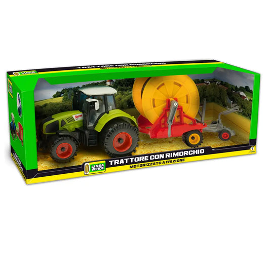 Trattore con rimorchio