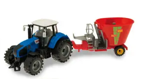 Trattore con rimorchio