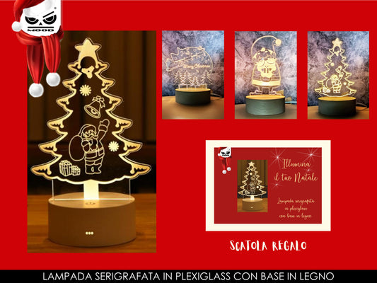 Lampada natale sagomata