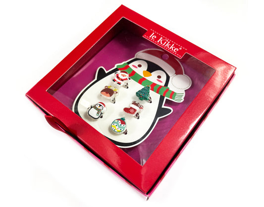 Anelli mix Xmas in box pingu