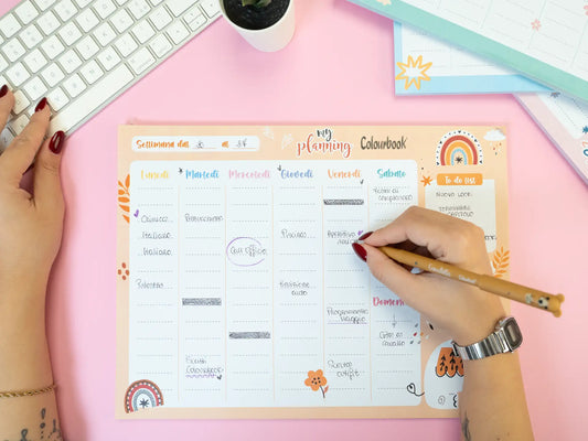 Planner settimanale Good Vibes