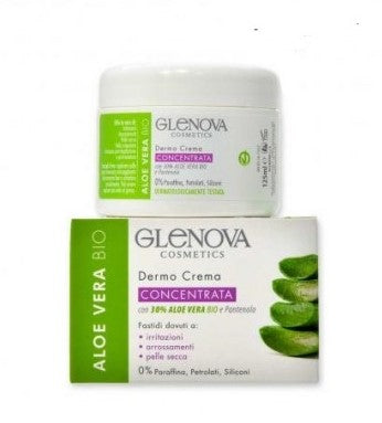 Glenova crema lenitiva aloe vera bio